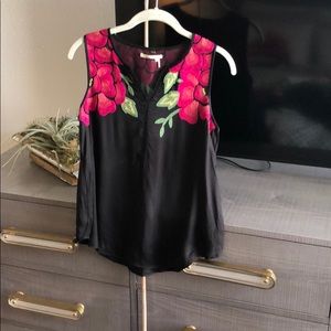 Anthropologie embroidered top